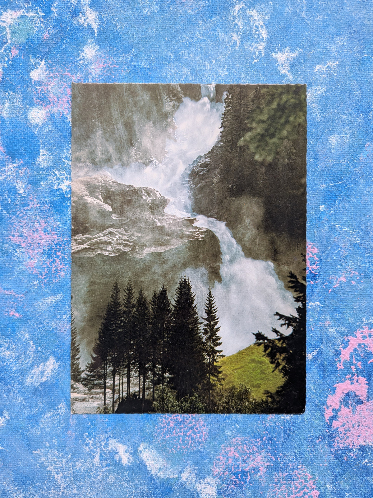 Vintage Austrian Postcard - Unter Krimmler Wasserfall K 108