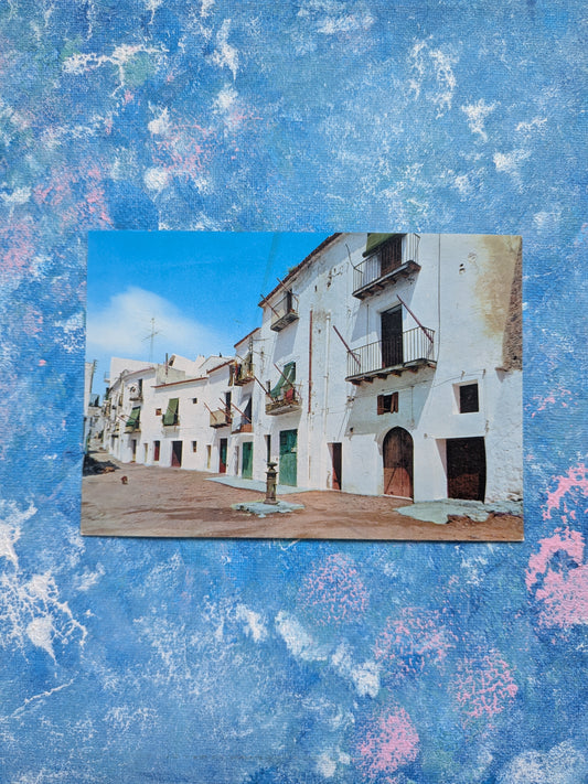 Vintage Spanish Postcard - Ibiza Typical Street No. 231