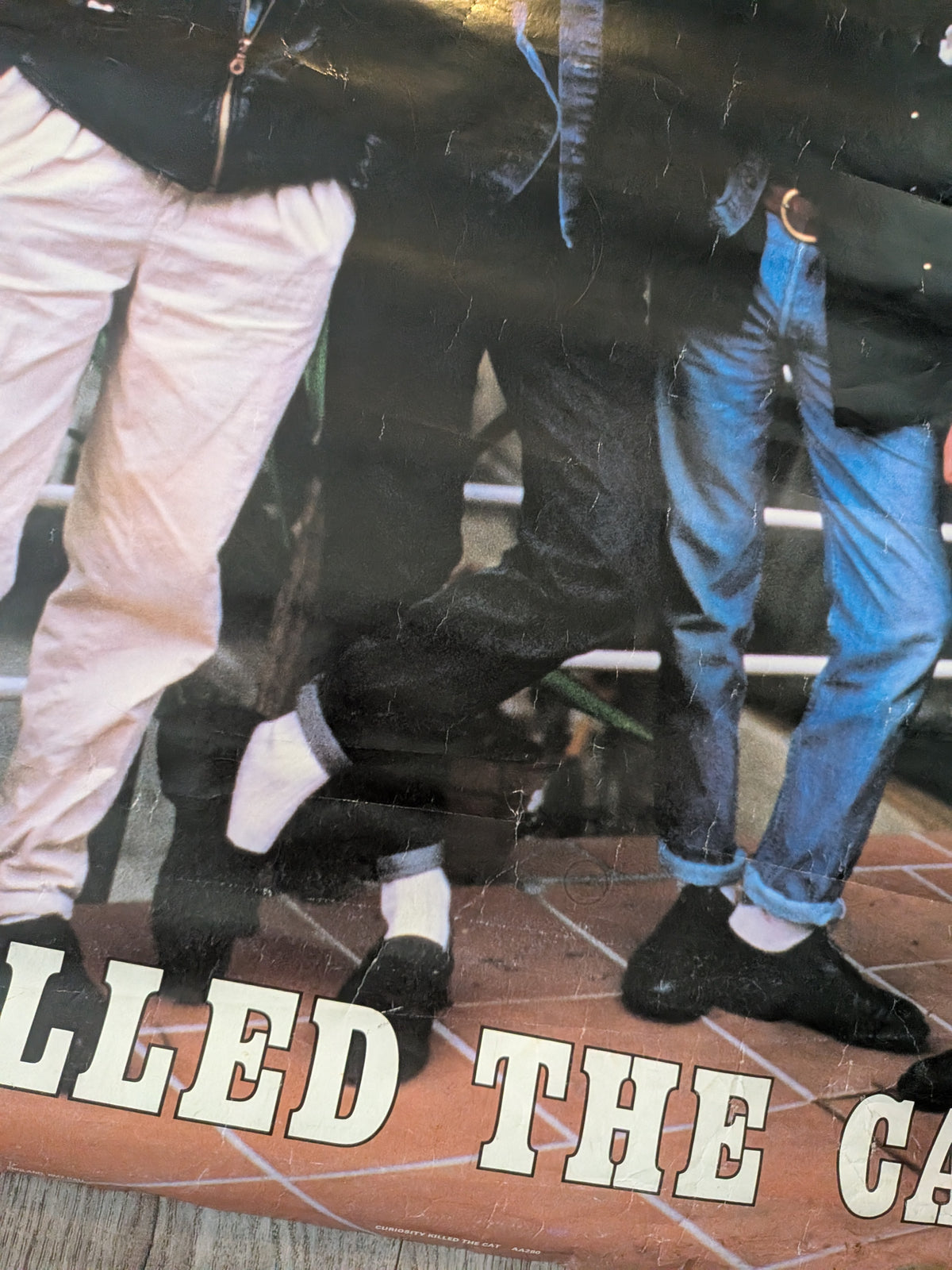 Vintage Curiosity Killed The Cat 1980s Pop Band Poster - 1987 - Anabas