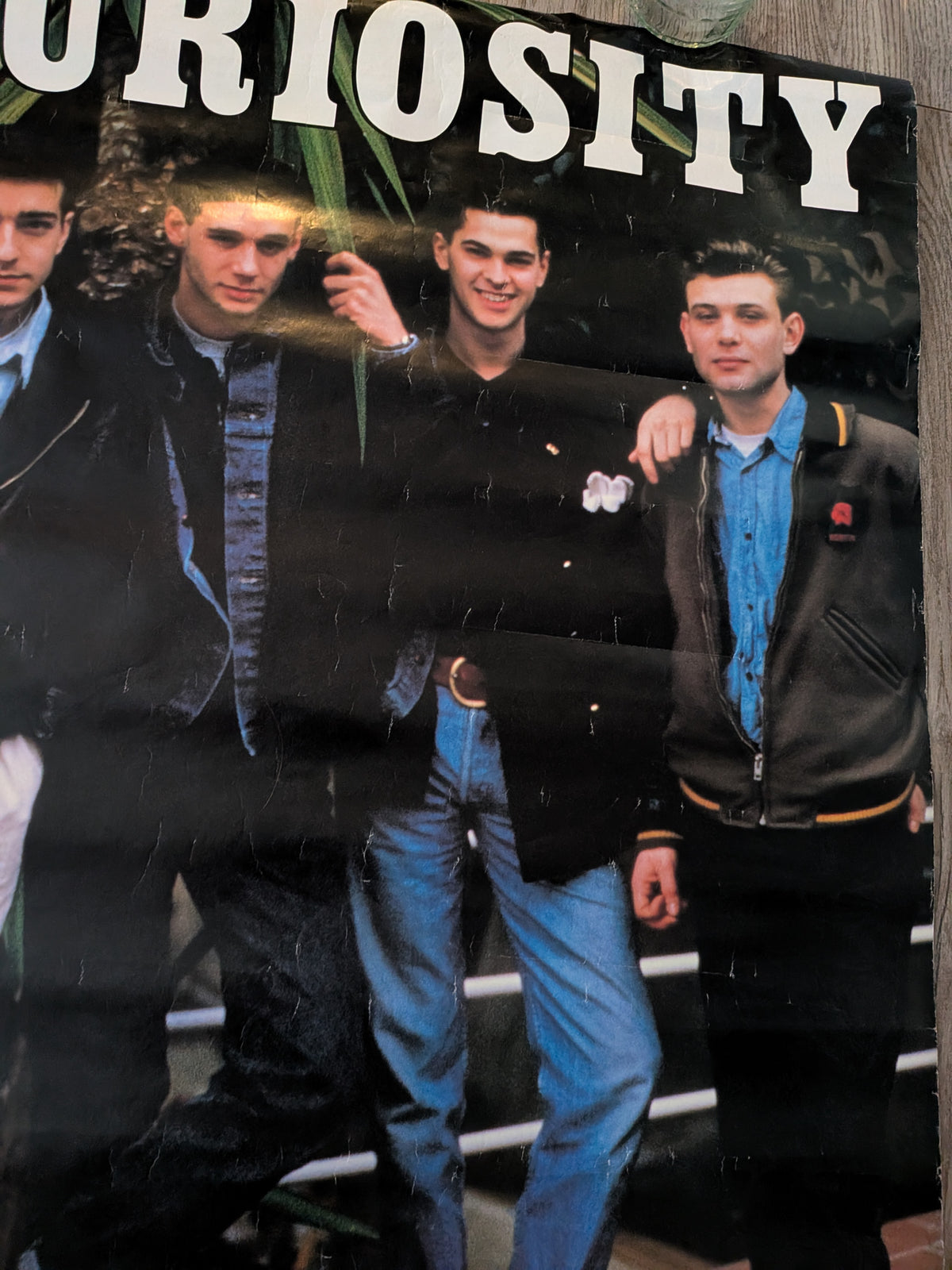Vintage Curiosity Killed The Cat 1980s Pop Band Poster - 1987 - Anabas