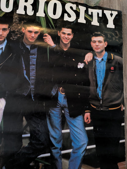 Vintage Curiosity Killed The Cat 1980s Pop Band Poster - 1987 - Anabas