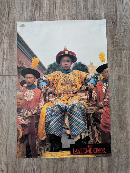 Vintage The Last Emperor 1987 Movie Poster - Tijger Tsou