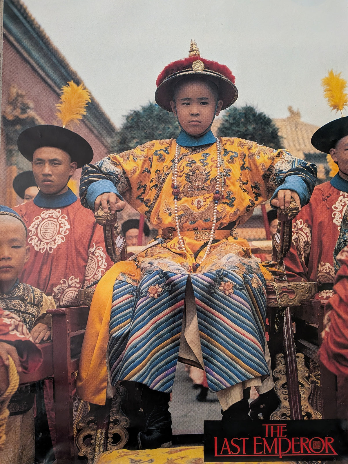 Vintage The Last Emperor 1987 Movie Poster - Tijger Tsou