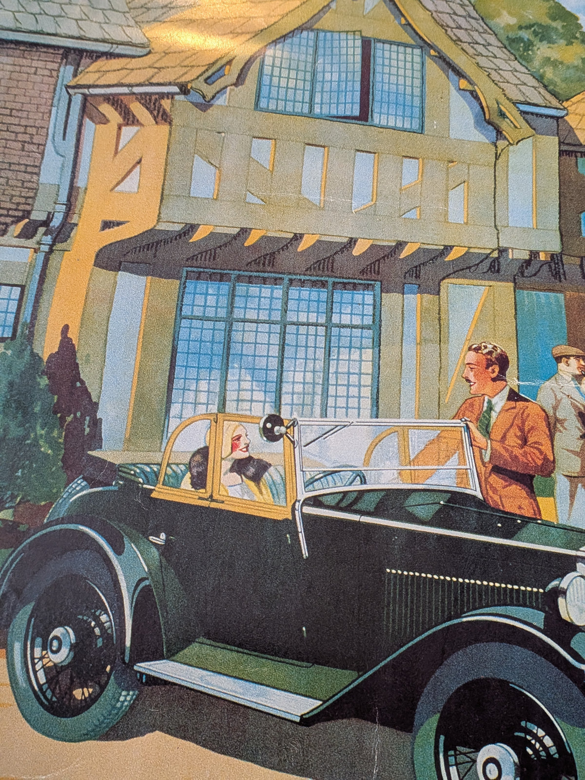 Retro-Style Morris Minor Car Poster - Robert Opie Collection