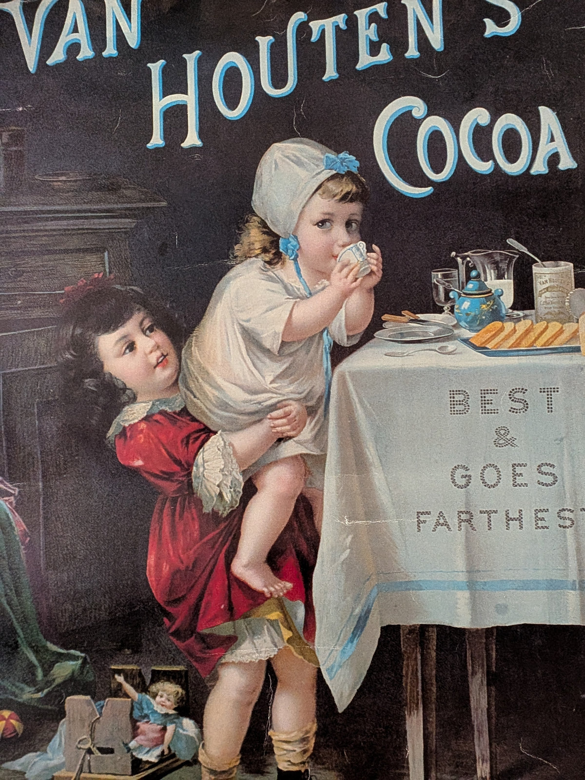Retro-Style Van Houten's Cocoa Poster - Robert Opie Collection