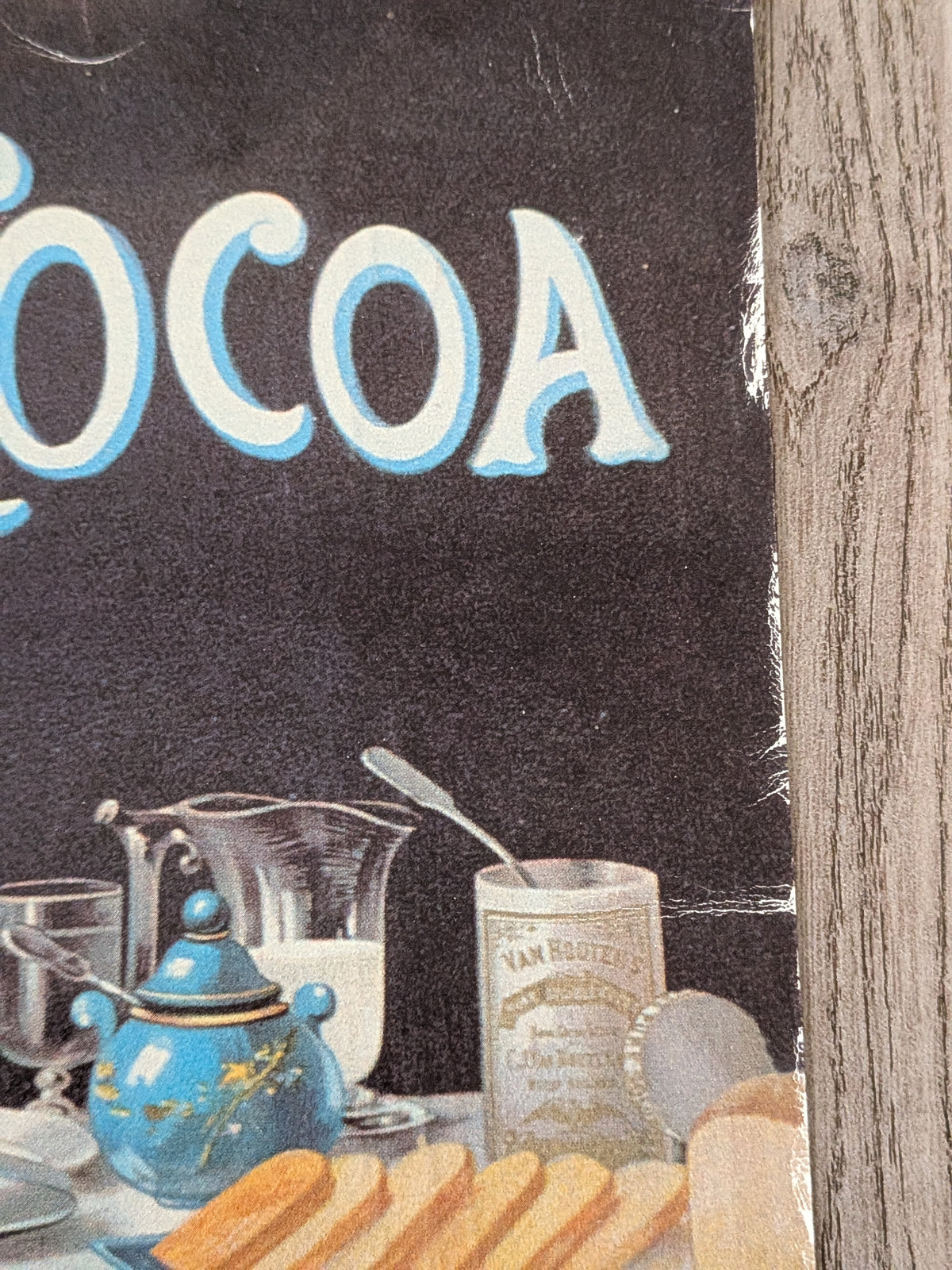 Retro-Style Van Houten's Cocoa Poster - Robert Opie Collection