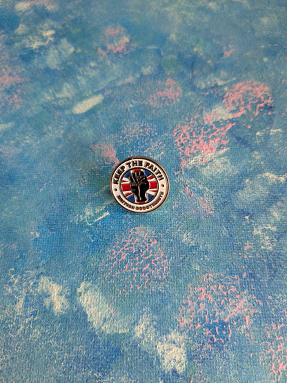 Mod/Northern Soul "Keep The Faith" British Scooterists Enamel Pin Badge