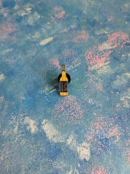 Vintage Diamond Ice Cider Bottle Enamel Pin Badge