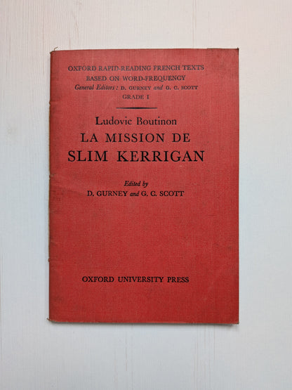 La Mission De Slim Kerrigan - Ludovic Boutinon - 1935 - Oxford University Press