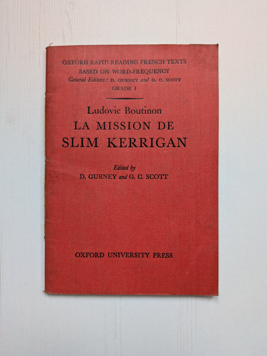 La Mission De Slim Kerrigan - Ludovic Boutinon - 1935 - Oxford University Press