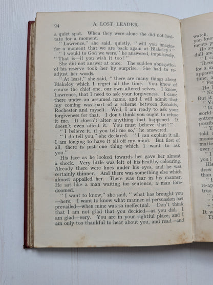 A Lost Leader by E. Phillips Oppenheim - Ward, Lock & Co. Ltd - 1910s Approx