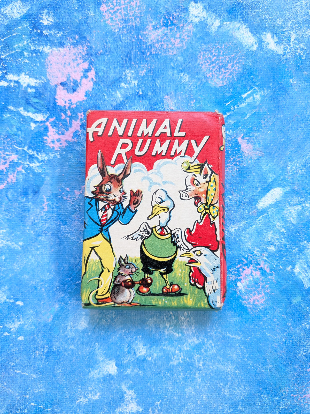 Vintage Animal Rummy Card Game - Clifford Series - 1950s Approx