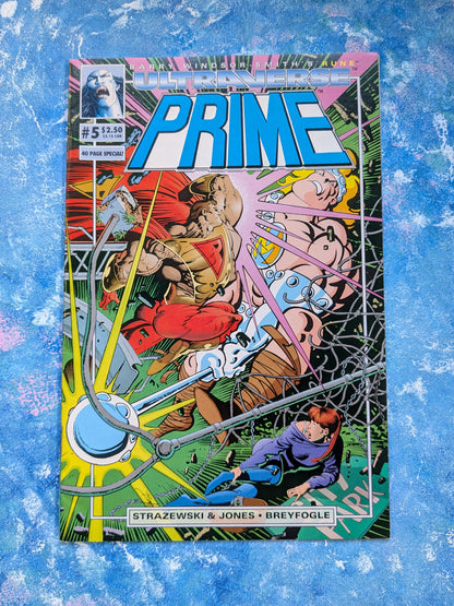 Prime #5 - Rune Flip Book - 1993 - Malibu Comic Book