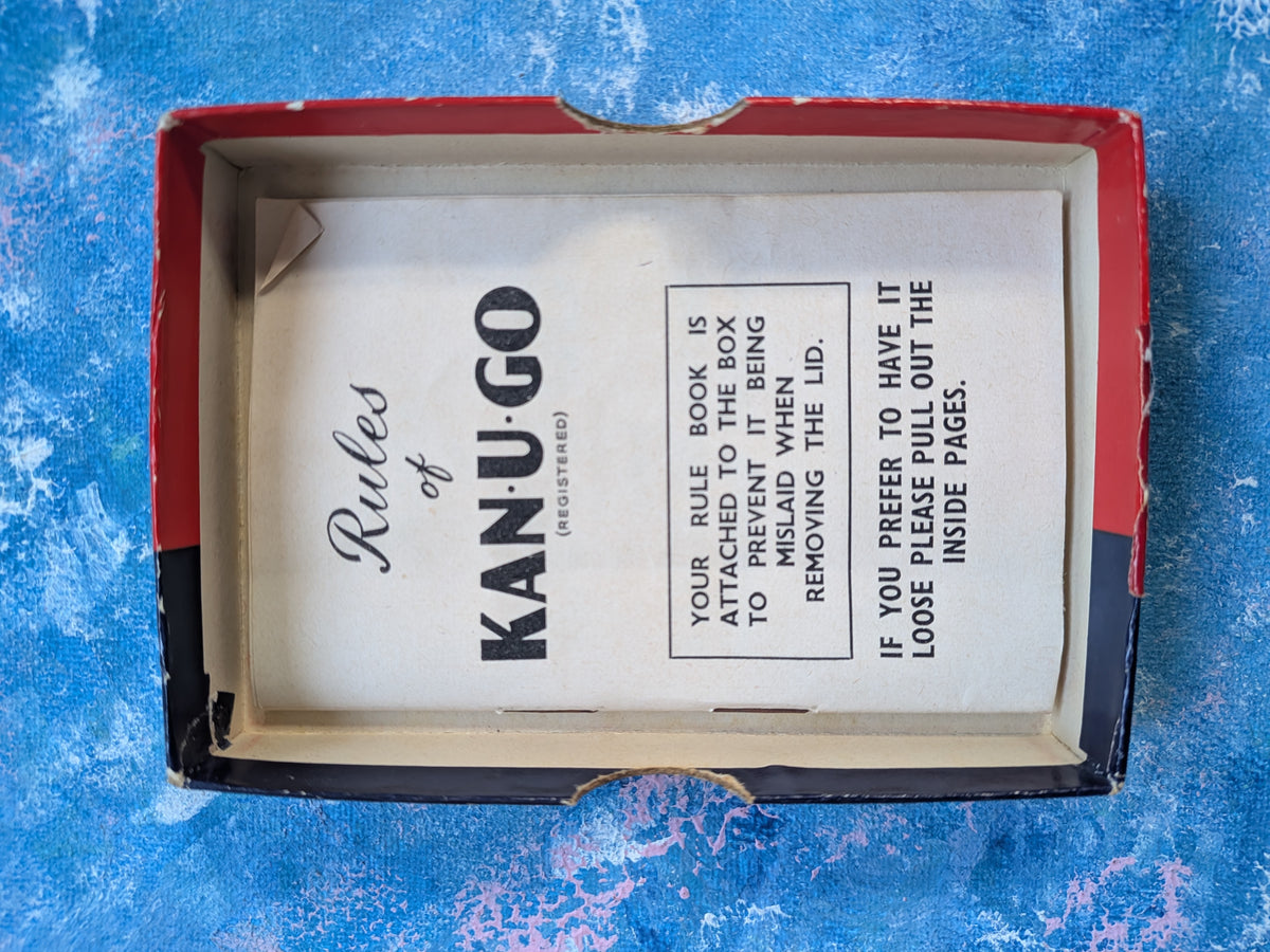Vintage Kan-U-Go Crossword Card Game - 1934 - Jarvis Porter Ltd