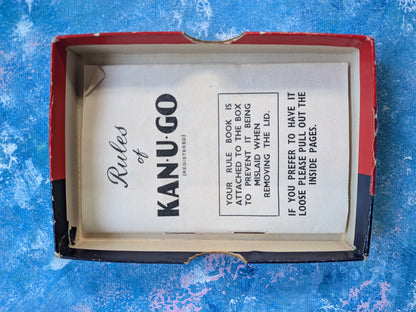 Vintage Kan-U-Go Crossword Card Game - 1934 - Jarvis Porter Ltd