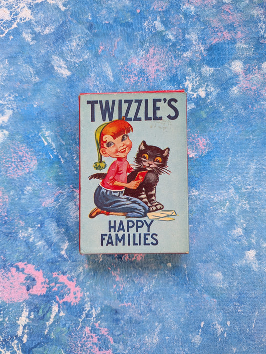 Vintage Twizzle's Happy Families Card Game Set - Ariel Productions Ltd - 1950s