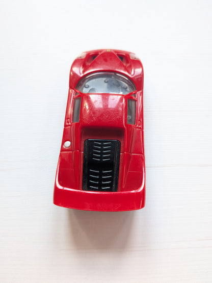 Red Ferrari F50 Shell V-Power Pull Back N Go Plastic Toy Car