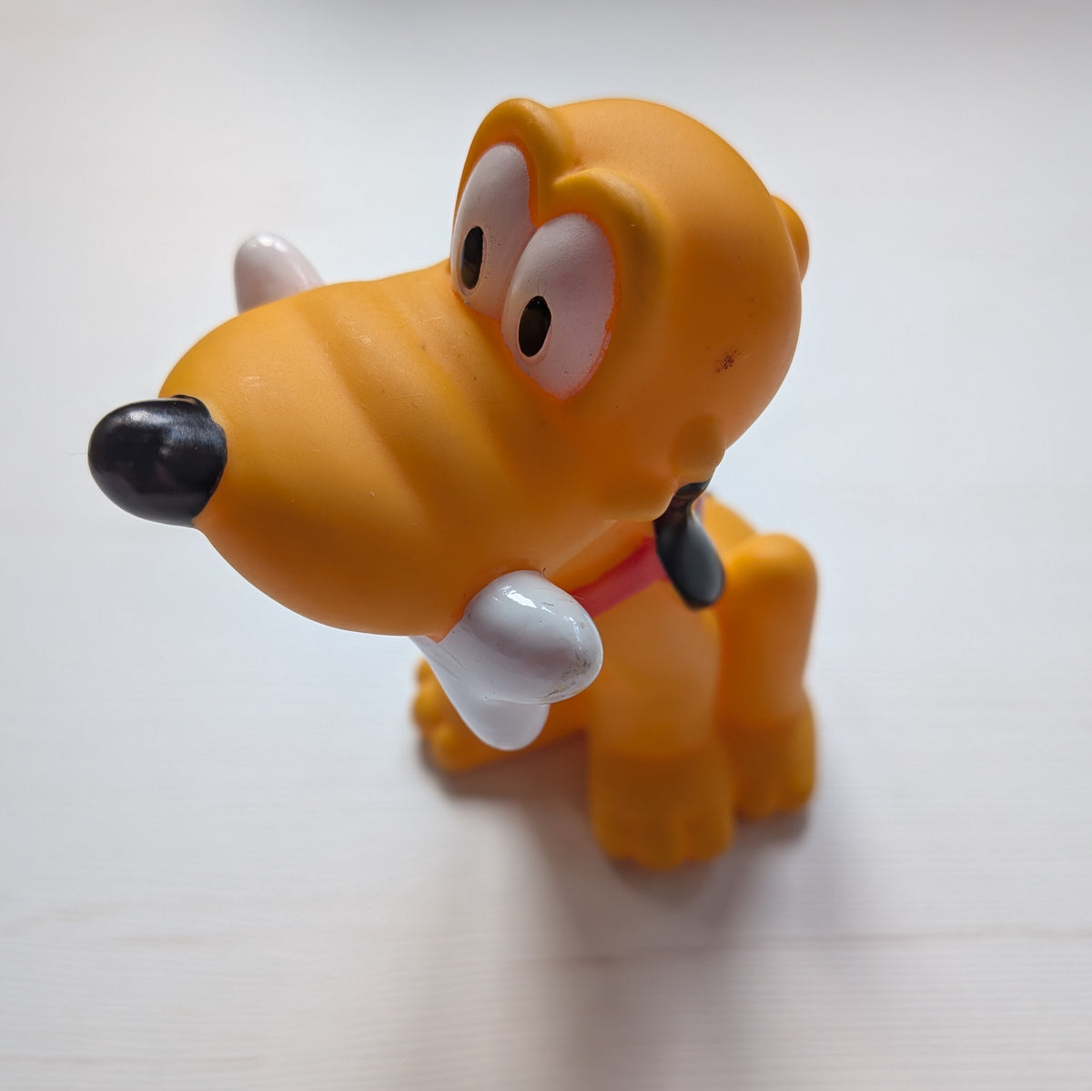 Vintage Disney Classic Pluto Vinyl Plastic Figure - The Disney Store
