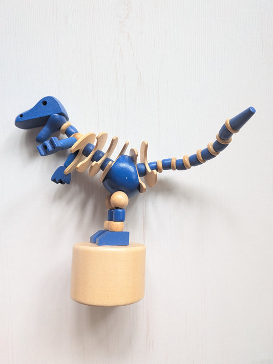 Keycraft Wooden Dinosaur Push Puppet
