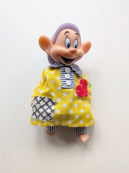 Vintage Dopey Snow White And The Seven Dwarfs Toy - Disney