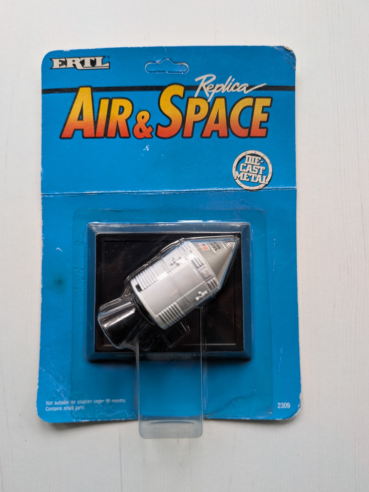 Vintage ERTL Air & Space Series Columbia Command Module Metal Replica, 1990