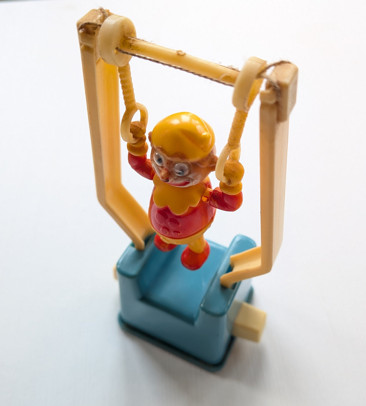 Vintage The Swingers Trapeze Artist Clown with Rolling Eyes Toys - 1970s