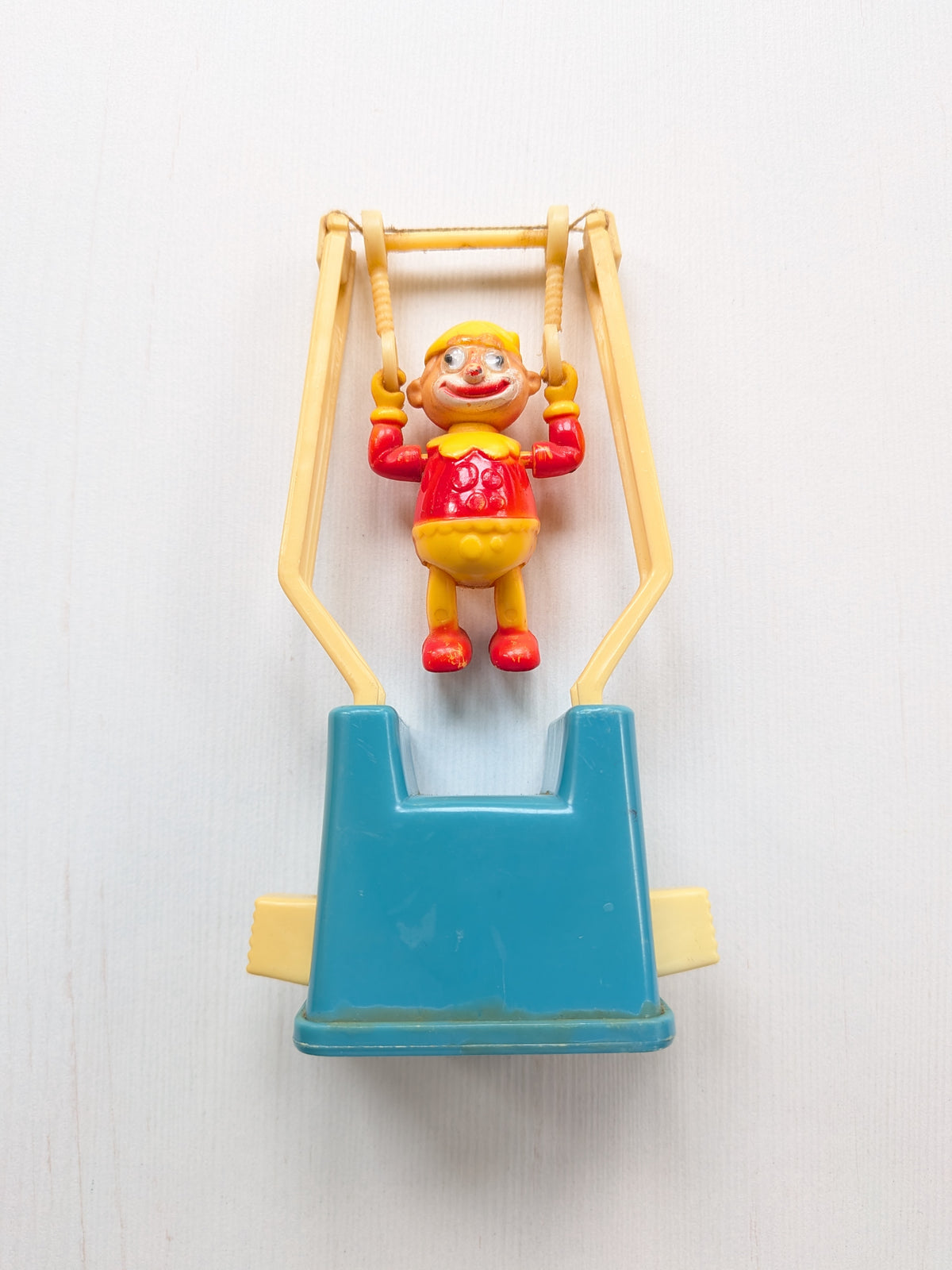 Vintage The Swingers Trapeze Artist Clown with Rolling Eyes Toys - 1970s