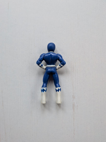 Vintage Mighty Morphin Power Rangers Blue Ranger Mini Figure - 1995 - Saban