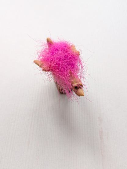Vintage Miniature Troll Dinosaur Pterodactyl Pencil Topper - 1990s