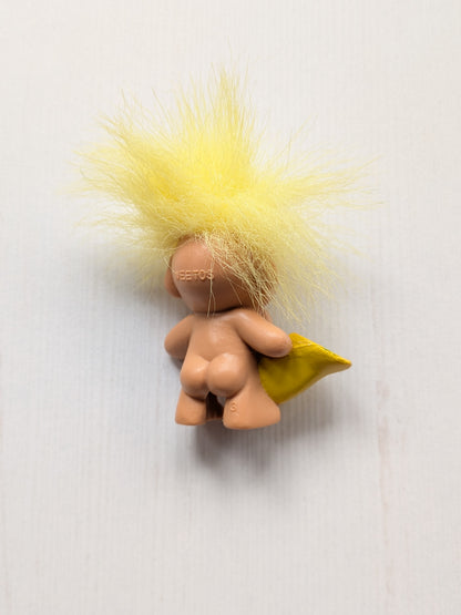 Vintage Weetabix Weetos Yellow-Haired Troll with Saxophone Pencil Topper - 1990s