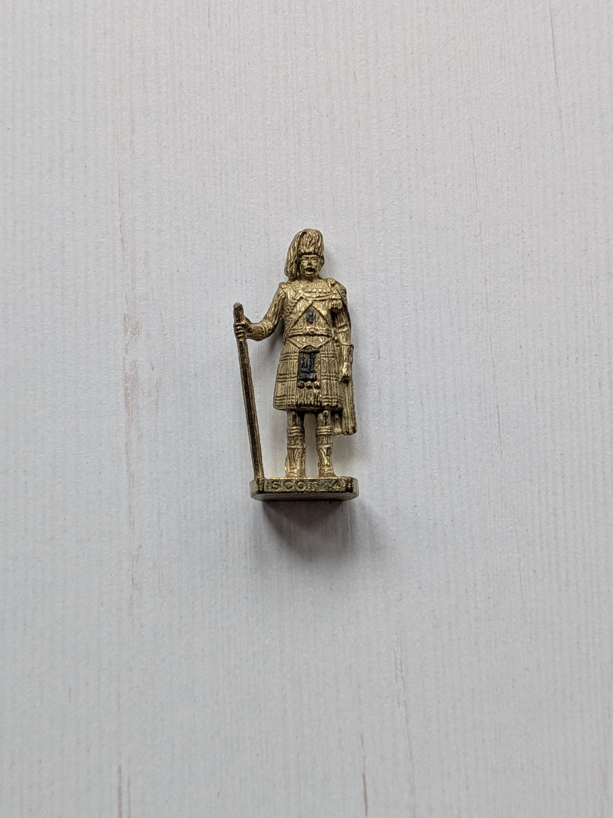 Vintage Kinder Surprise Metal Scot 4 Figure