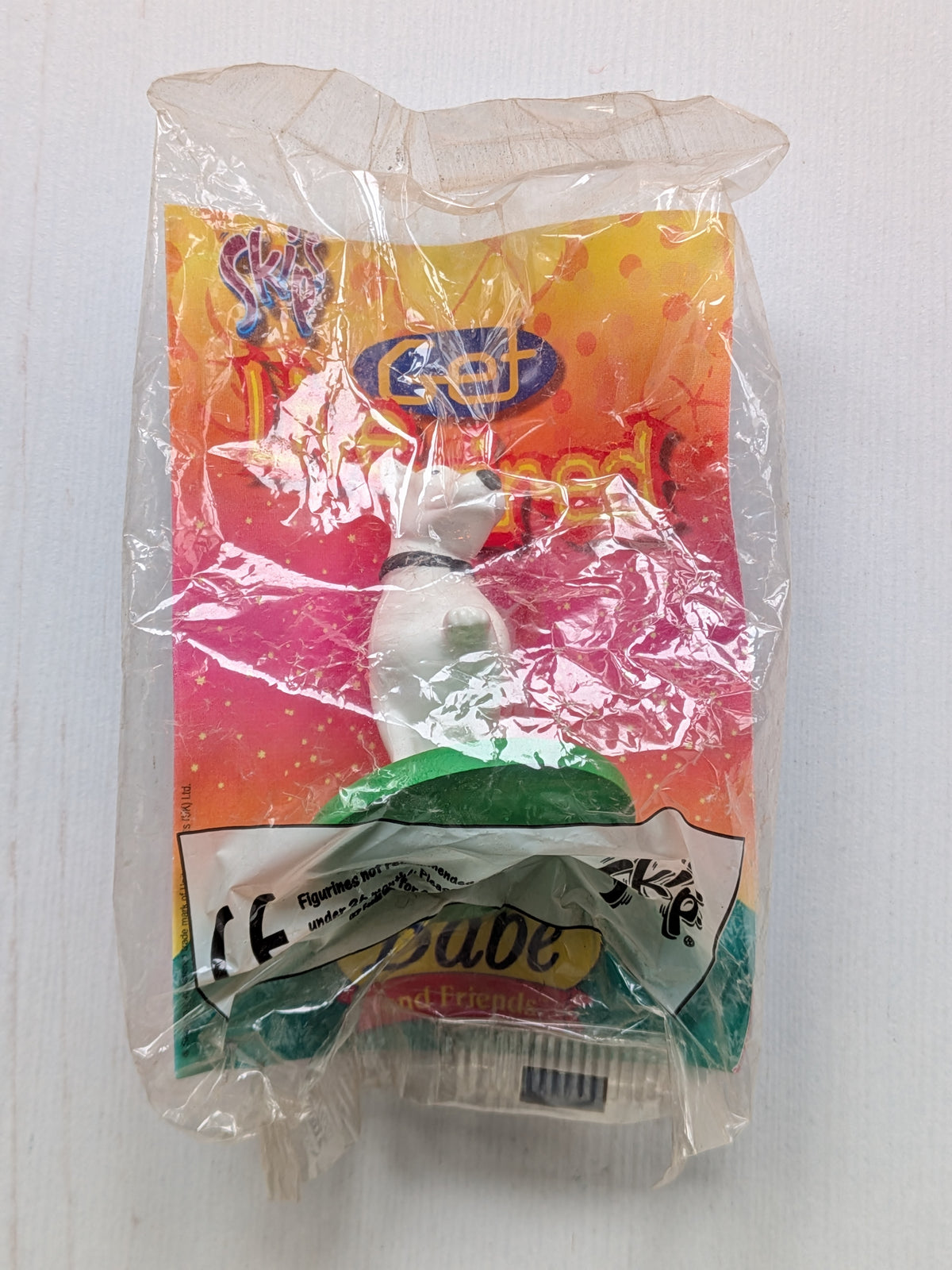 Vintage Skips "Get Live Wired" Babe and Friends Bull Terrier Toy - 1998