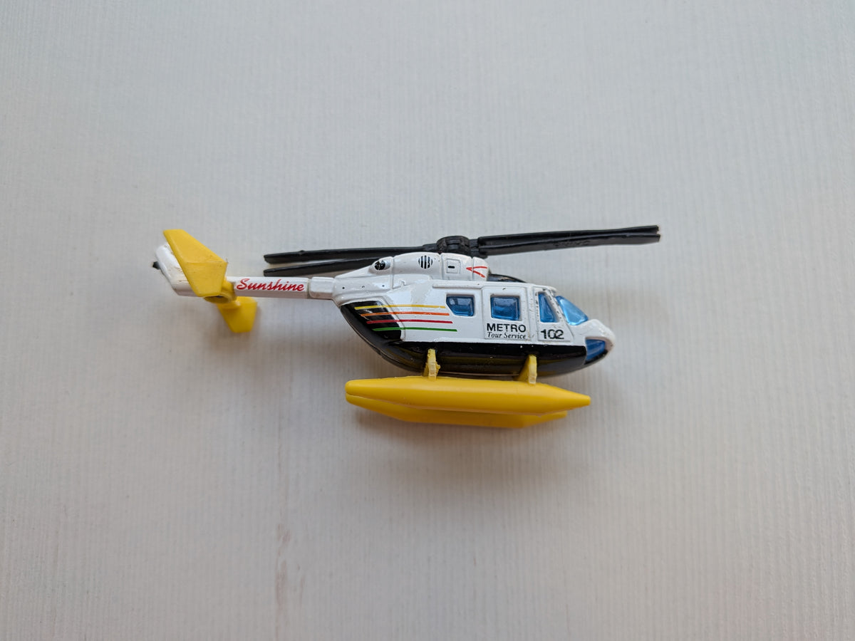 Vintage Die-Cast and Plastic Small Toy Helicopter - Unbranded