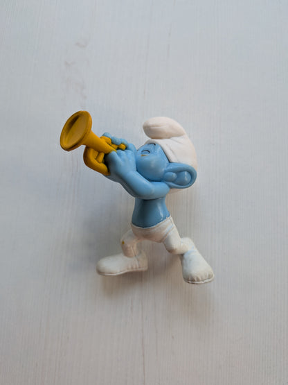The Smurfs 2 Harmony Smurf with Trumpet - 2013 - McDonald's