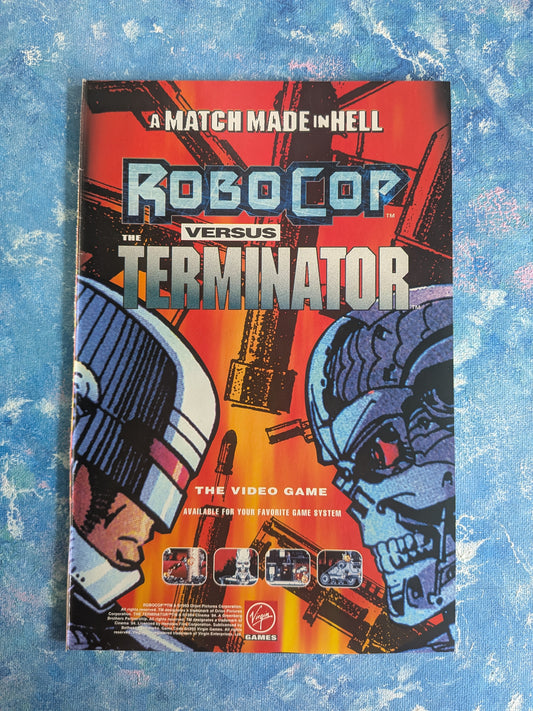 Robocop Versus The Terminator: The Video Game 1991 Advertisement