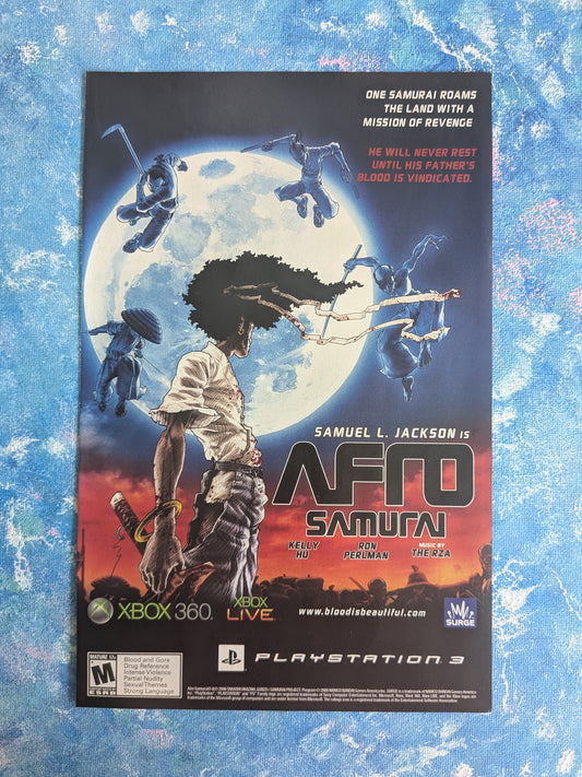 Afro Samurai Xbox 360/Playstation 3 Game 2008 Advertisement