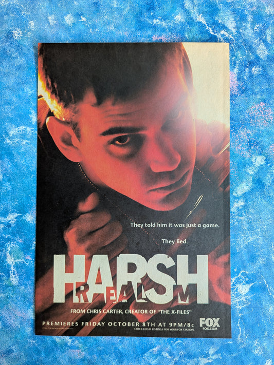 Harsh Realm 1999 Sci-Fi Fox TV Series 1999 Advertisement
