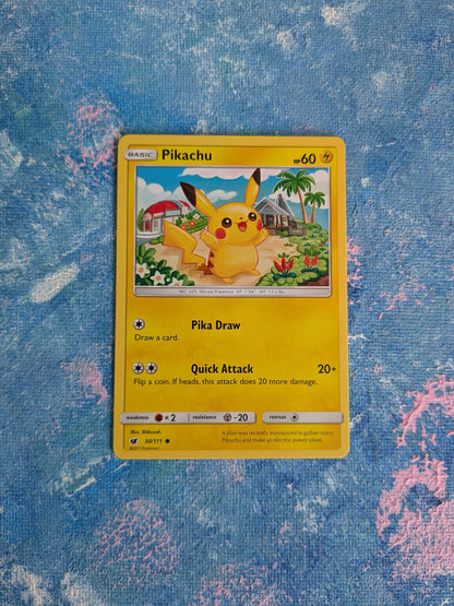 Pikachu 30/111 Non-Holo - 2017 - Crimson Invasion