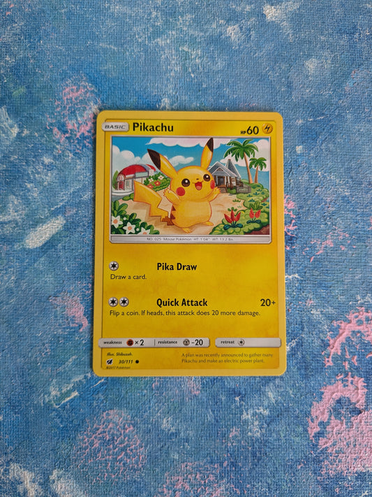 Pikachu 30/111 Non-Holo - 2017 - Crimson Invasion
