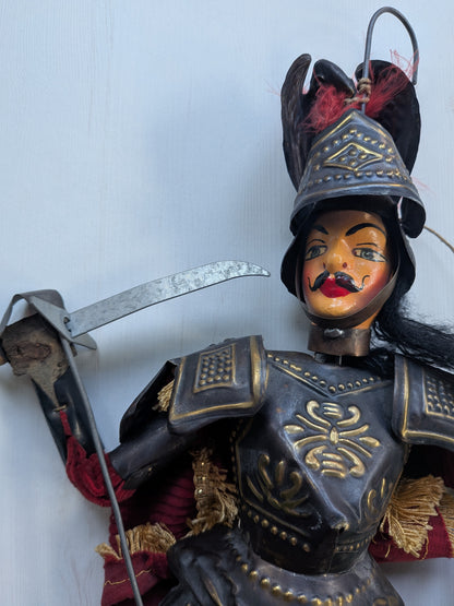 Vintage Sicilian Marionette Knight Opera dei Pupi Puppet - See Details