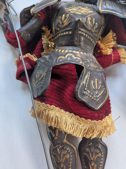 Vintage Sicilian Marionette Knight Opera dei Pupi Puppet - See Details
