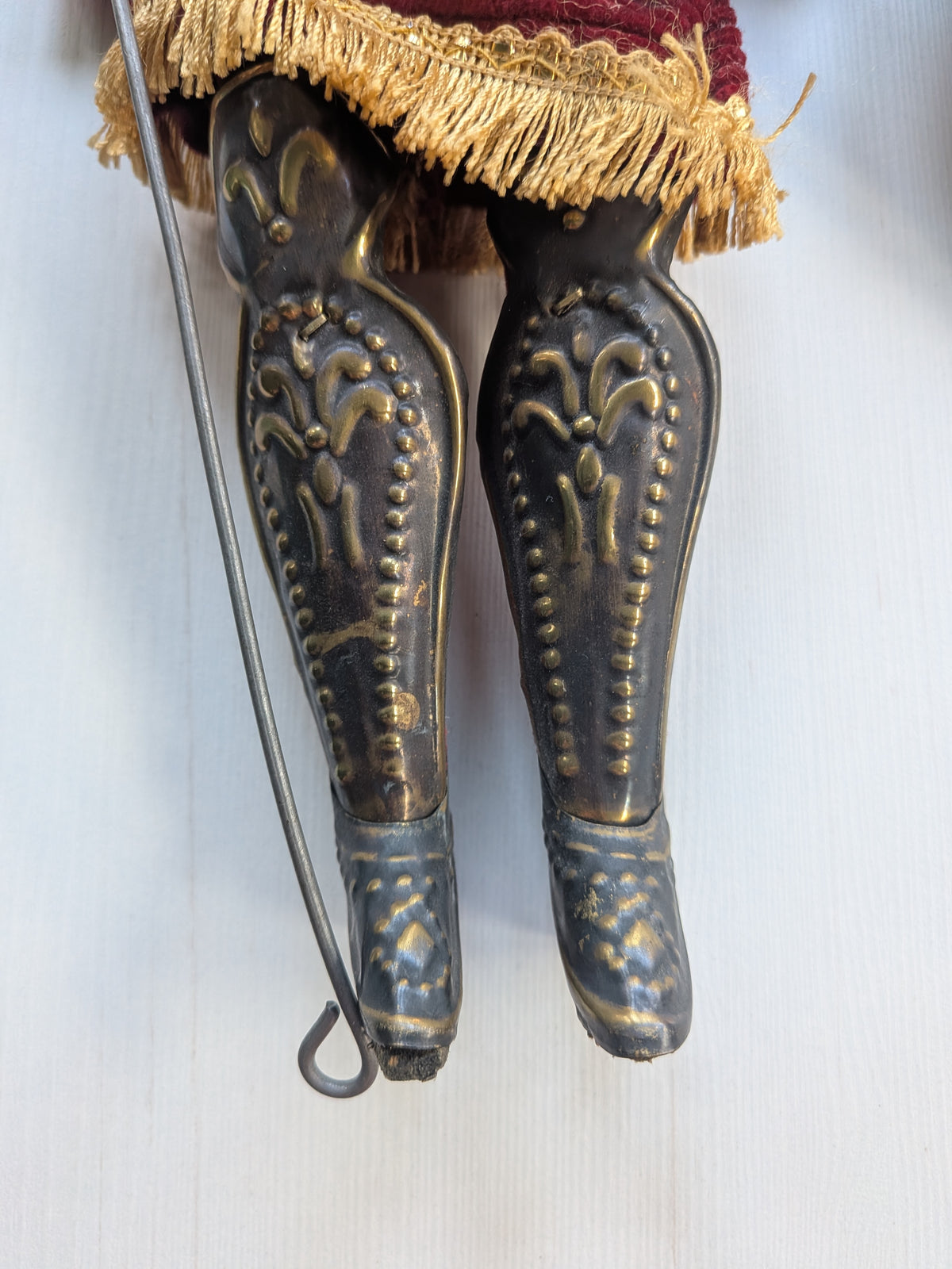 Vintage Sicilian Marionette Knight Opera dei Pupi Puppet - See Details