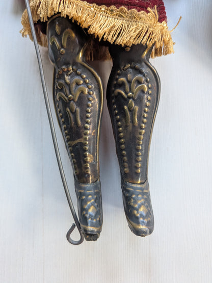 Vintage Sicilian Marionette Knight Opera dei Pupi Puppet - See Details