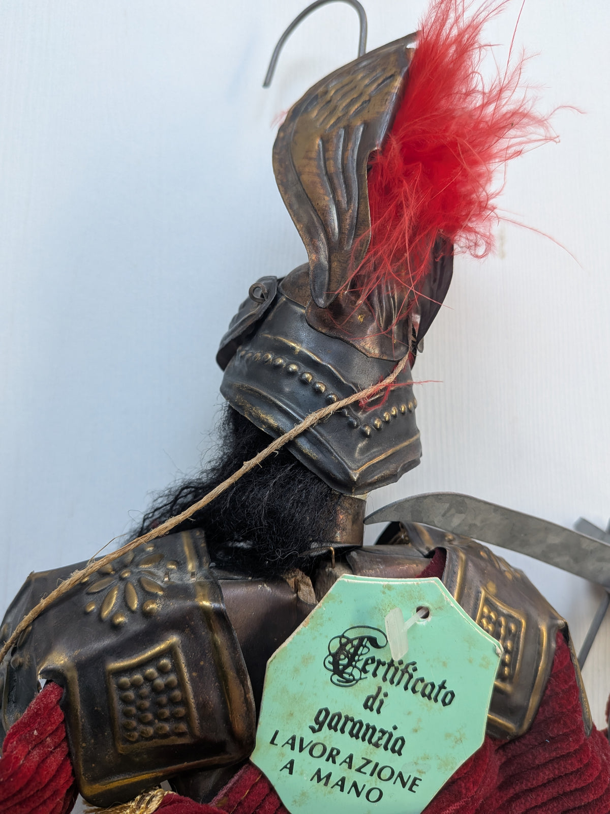 Vintage Sicilian Marionette Knight Opera dei Pupi Puppet - See Details