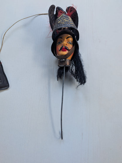 Vintage Sicilian Marionette Knight Opera dei Pupi Puppet - See Details