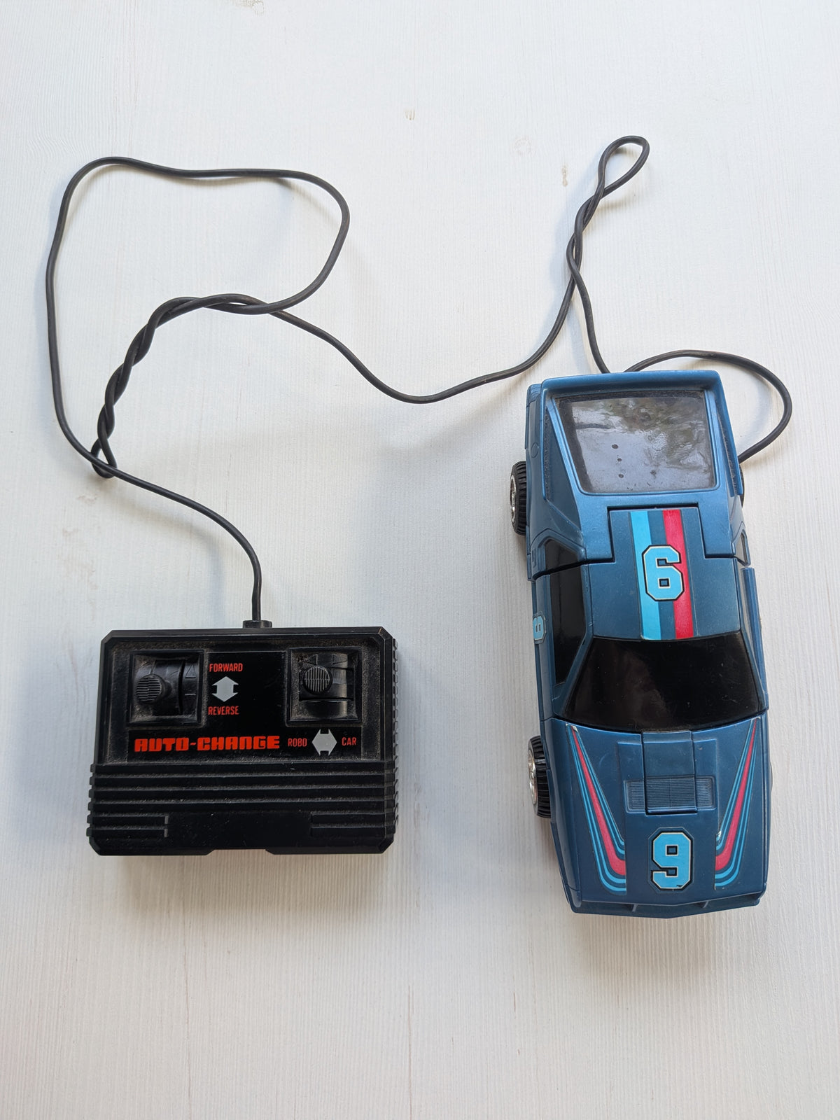 Vintage Transformable Auto Change Car Robot - 1985 - Working, See Details