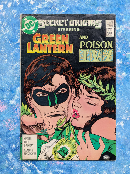 Secret Origins #36 - Starring Green Lantern + Poison Ivy - 1989 - DC Comic Book