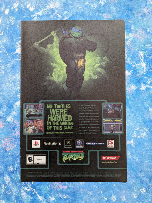 Teenage Mutant Ninja Turtles 2003 Konami Game Advertisement