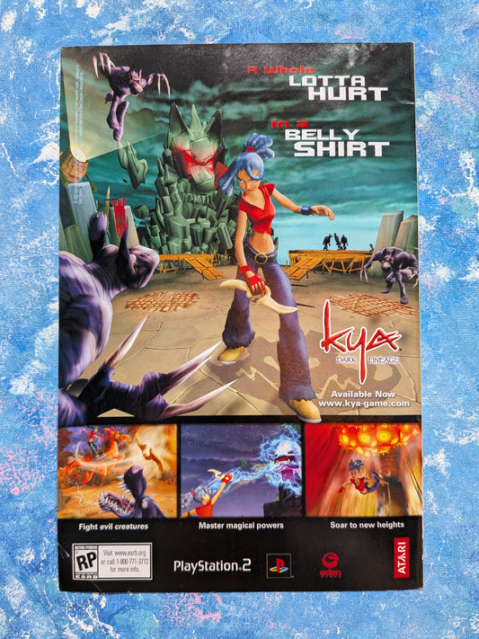 Kya: Dark Lineage Eden Games/Atari Playstation 2 Game 2003 Advertisement