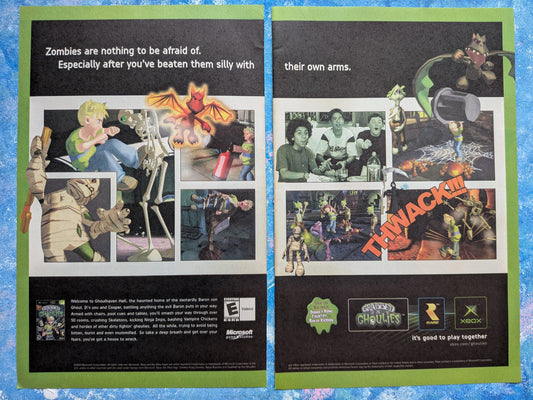 Grabbed By The Ghoulies Xbox Game 2003 Advertisement